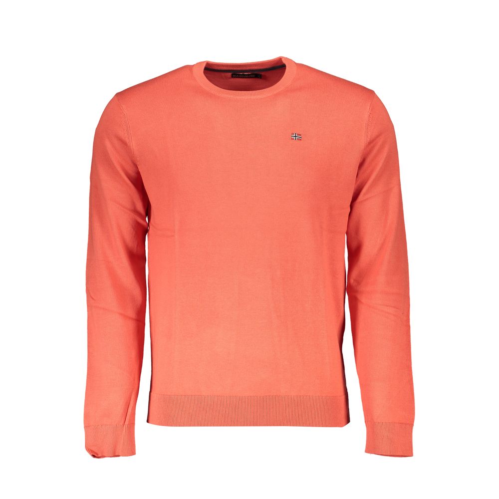 Roter Herrenpullover aus Baumwolle