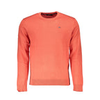 Roter Herrenpullover aus Baumwolle