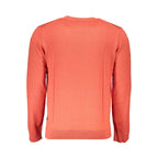 Roter Herrenpullover aus Baumwolle