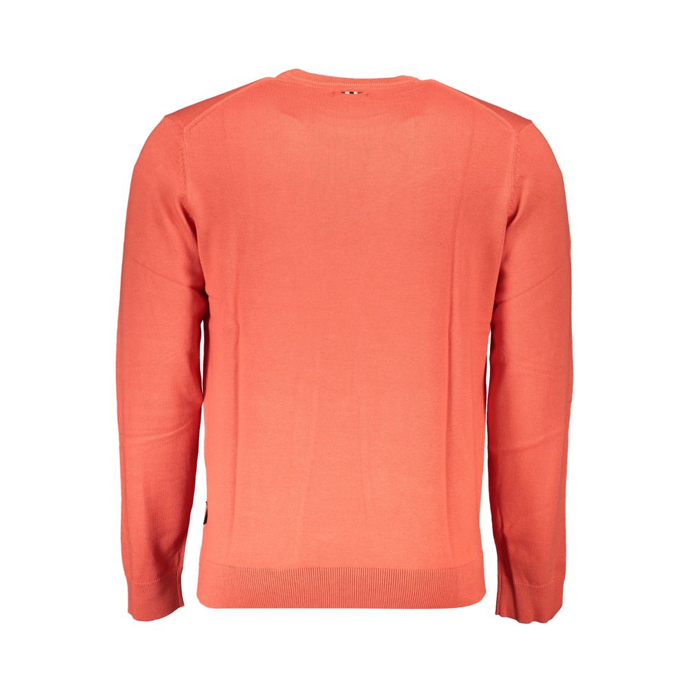 Roter Herrenpullover aus Baumwolle