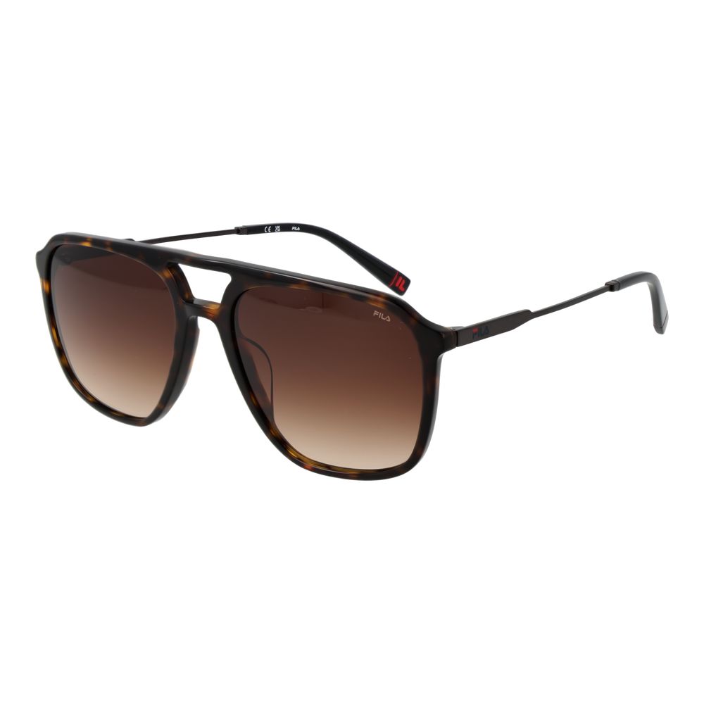 Sonnenbrille aus braunem Celluloseacetat
