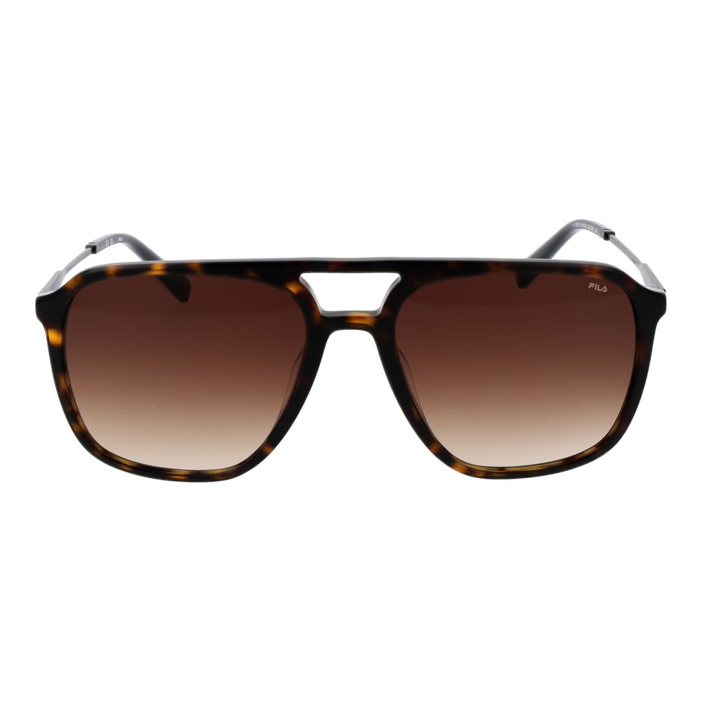 Sonnenbrille aus braunem Celluloseacetat