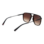 Sonnenbrille aus braunem Celluloseacetat