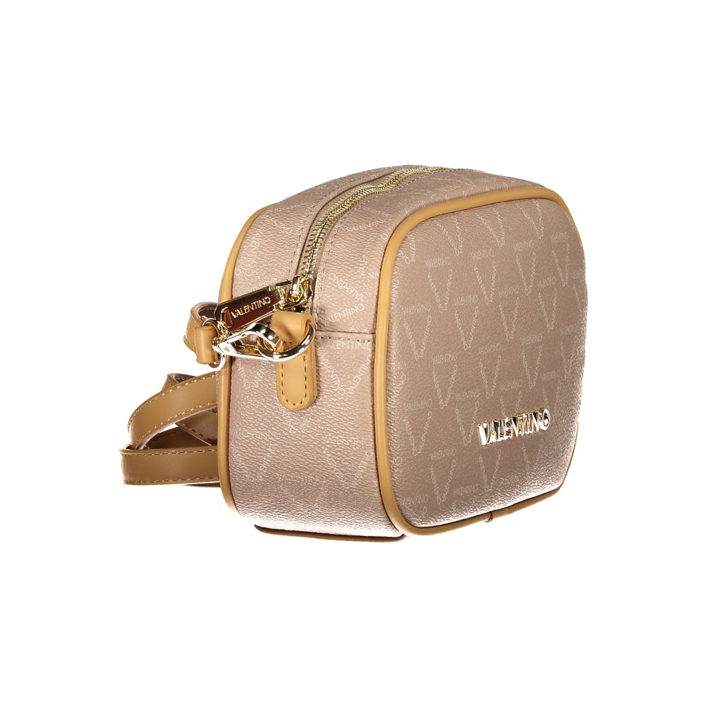 Beige Polyurethan-Damentasche
