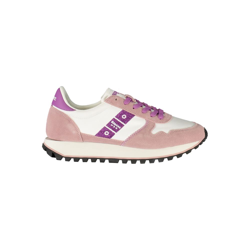 Weiß Polyurethan Damen Sneaker