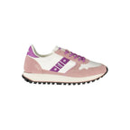 Weiß Polyurethan Damen Sneaker