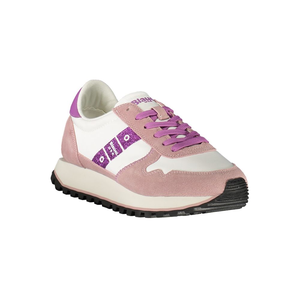 Weiß Polyurethan Damen Sneaker