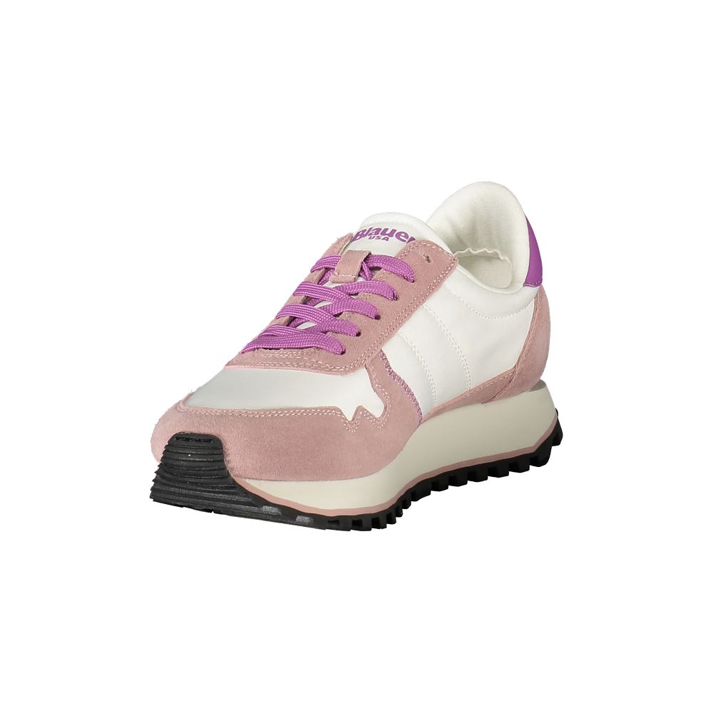 Weiß Polyurethan Damen Sneaker