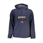 Blu Polyester Men's Jacket