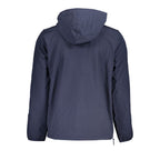 Blu Polyester Men's Jacket
