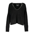 Black Tessuto Damen Pullover