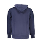 Blaues Baumwoll-Herren-Sweatshirt
