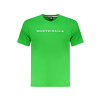 Grünes Baumwoll-Herren-T-Shirt