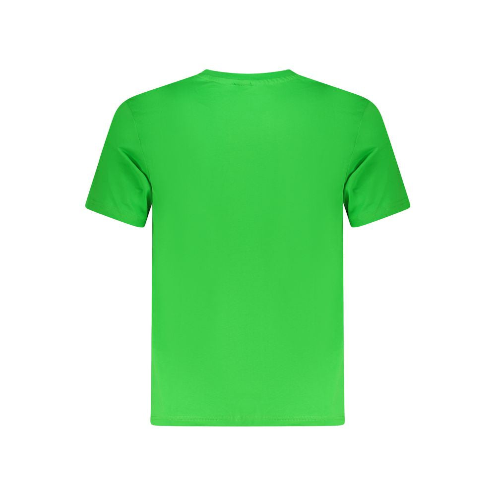 Grünes Baumwoll-Herren-T-Shirt