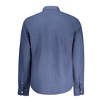 Blu Linen Men Shirt