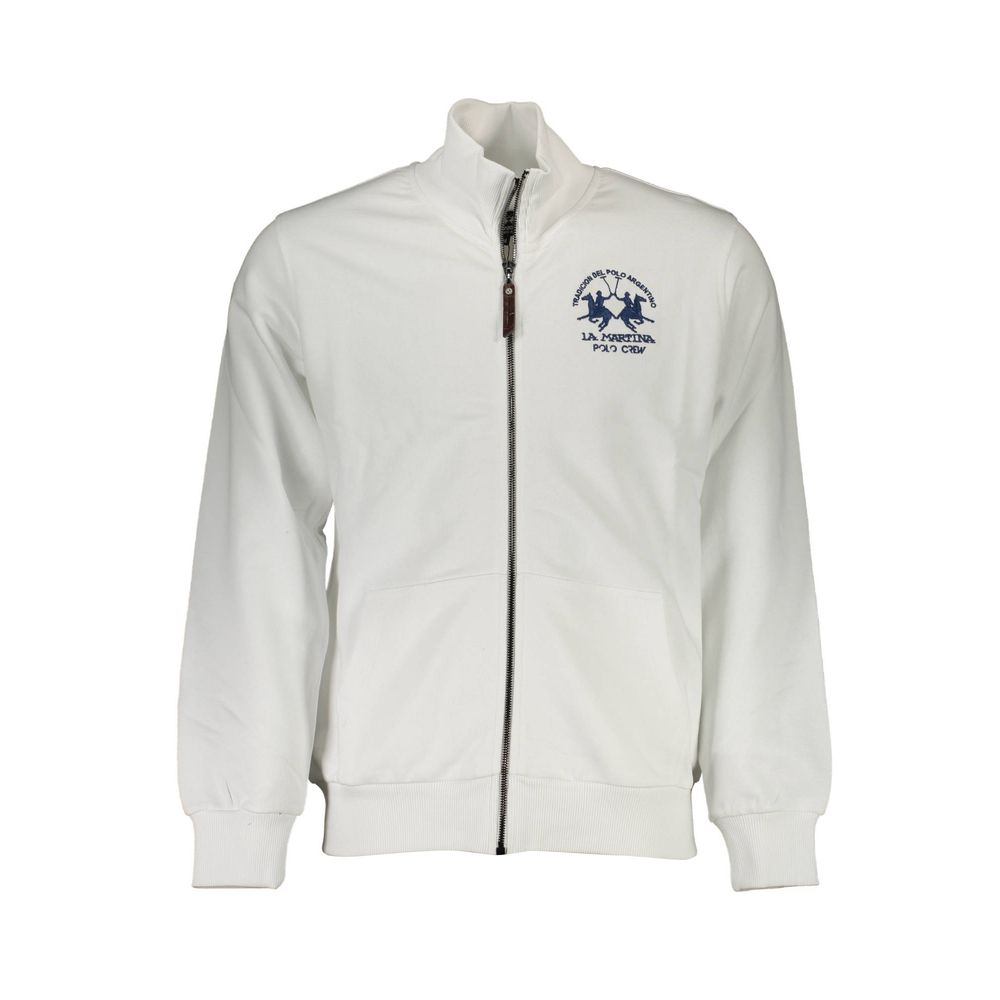 Weißes Herren-Sweatshirt aus Baumwolle