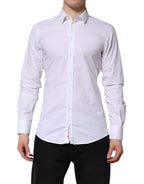 White GOLD Baumwollkleid Businesshemd