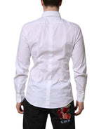White GOLD Baumwollkleid Businesshemd