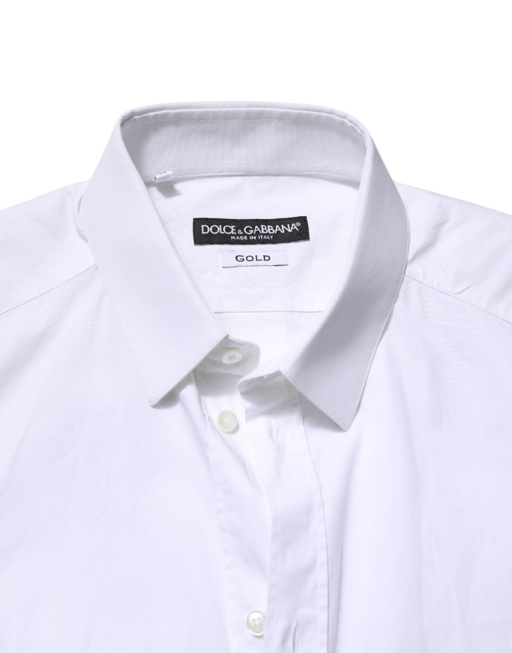 White GOLD Baumwollkleid Businesshemd