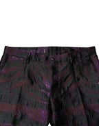 Multicolor Polyester Patterned Pants