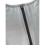 Gray Viscose Long Sleeve T-Shirt