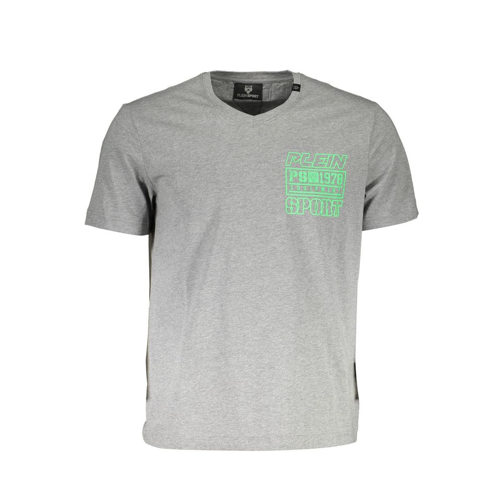 Herren T-Shirt aus grauer Baumwolle