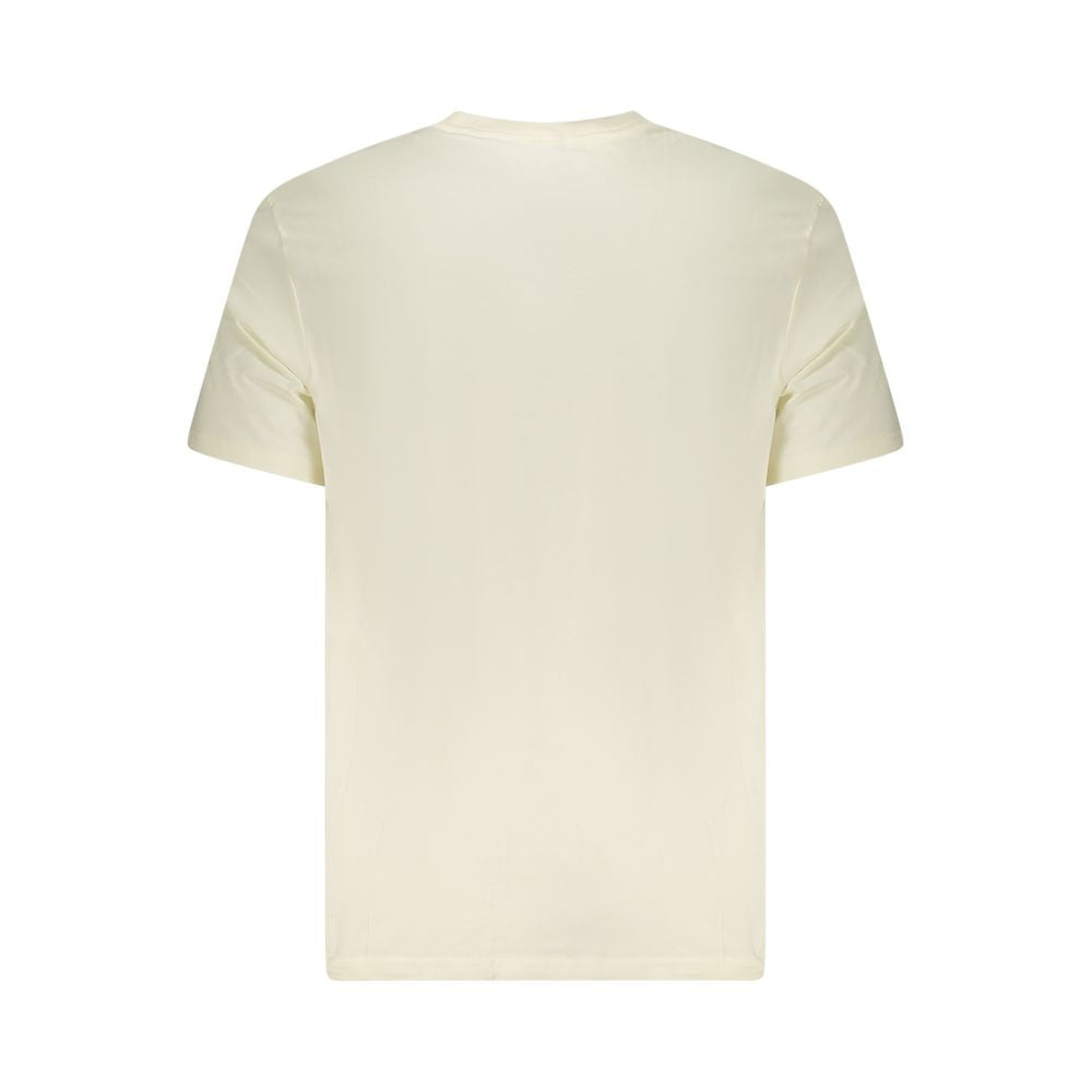 Beiges Baumwoll-Herren-T-Shirt