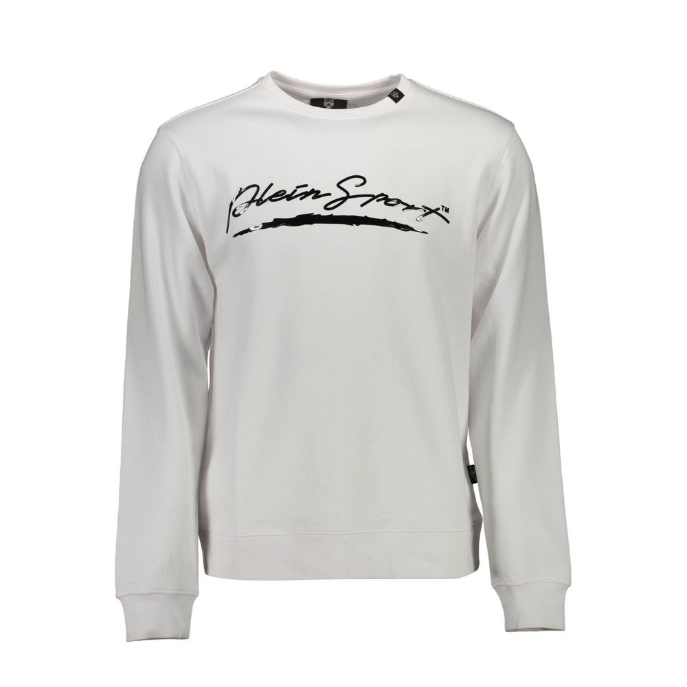 Herren Sweatshirt aus weißer Baumwolle