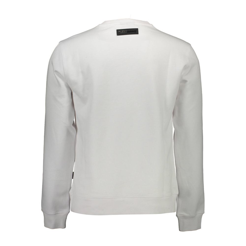 Herren Sweatshirt aus weißer Baumwolle