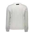 Herren Sweatshirt aus weißer Baumwolle