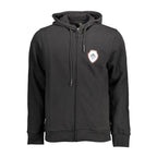 Black Cotton Men's Hoodie