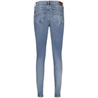 Blue Cotton Women's Jeans