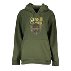 Grünes Polyester-Sweatshirt für Damen