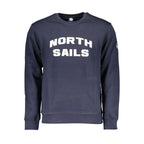 Blue Cotton Men's Sweatshirt