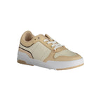 Beige Polyester Damen-Sneaker