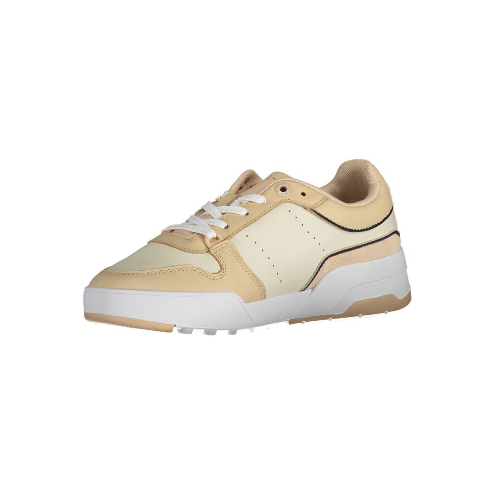 Beige Polyester Damen-Sneaker