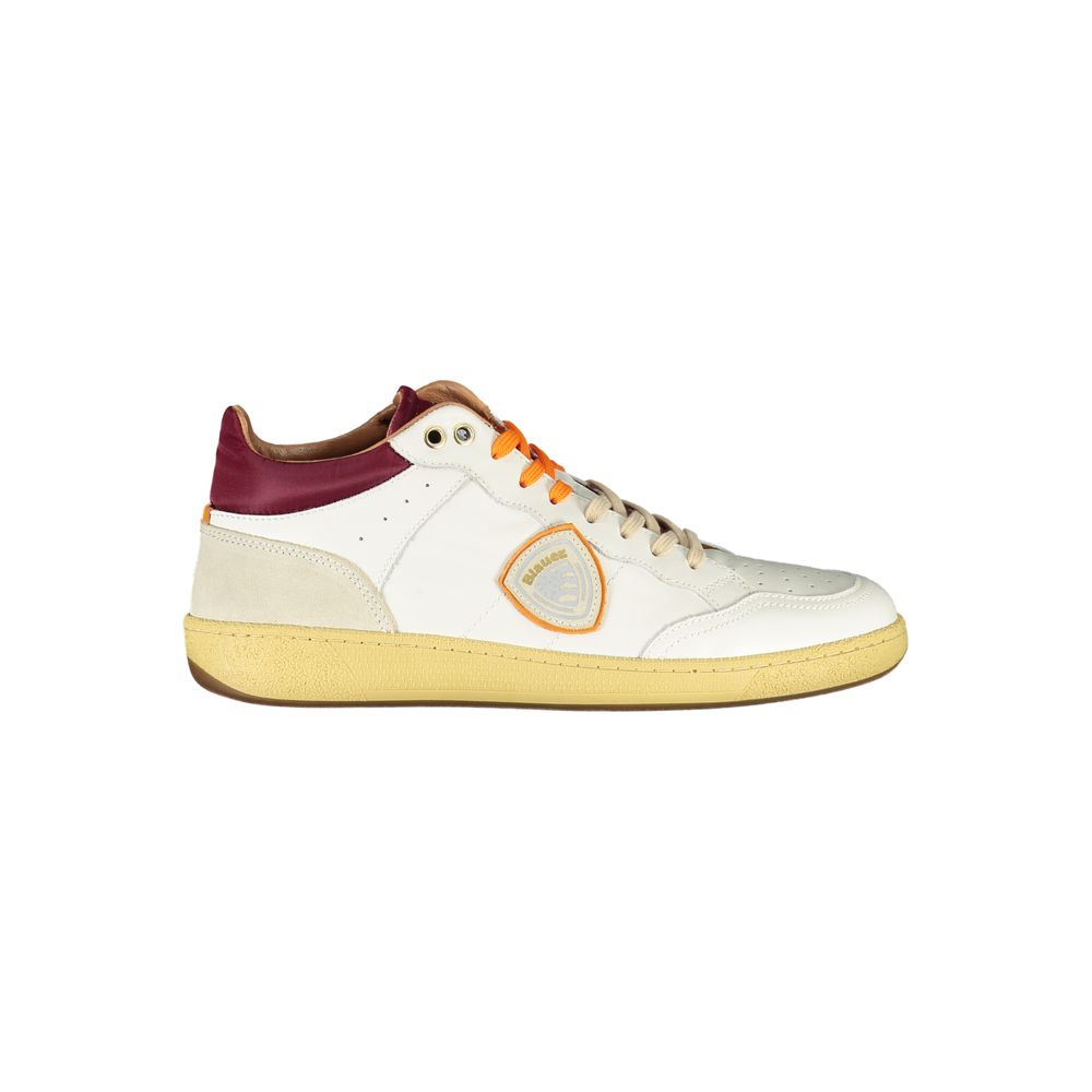 Weiße Leder Sneaker für Herren