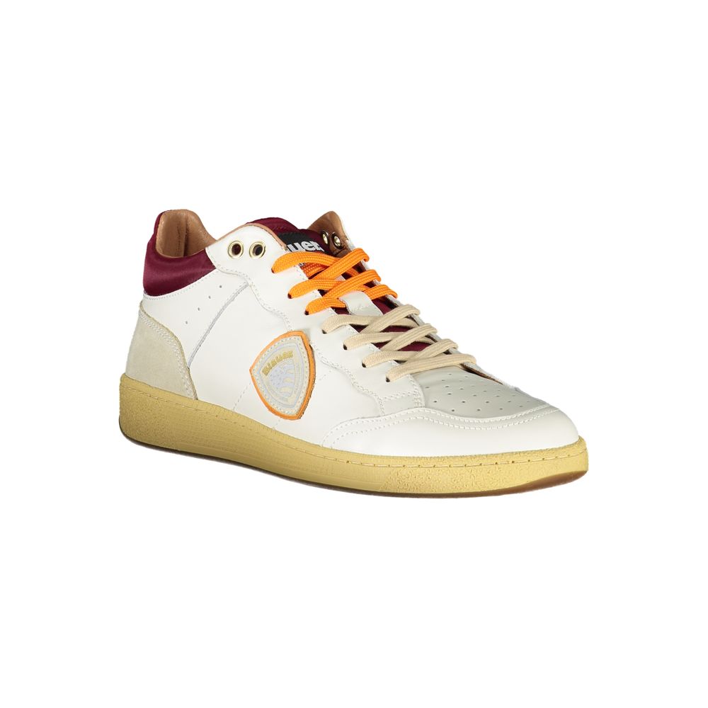 Weiße Leder Sneaker für Herren