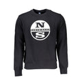 Schwarzes Herren-Sweatshirt aus Baumwolle