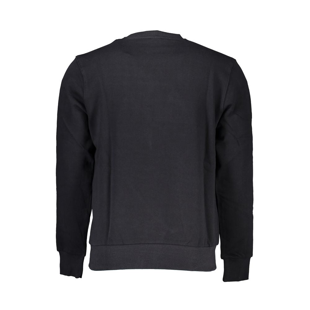 Schwarzes Herren-Sweatshirt aus Baumwolle