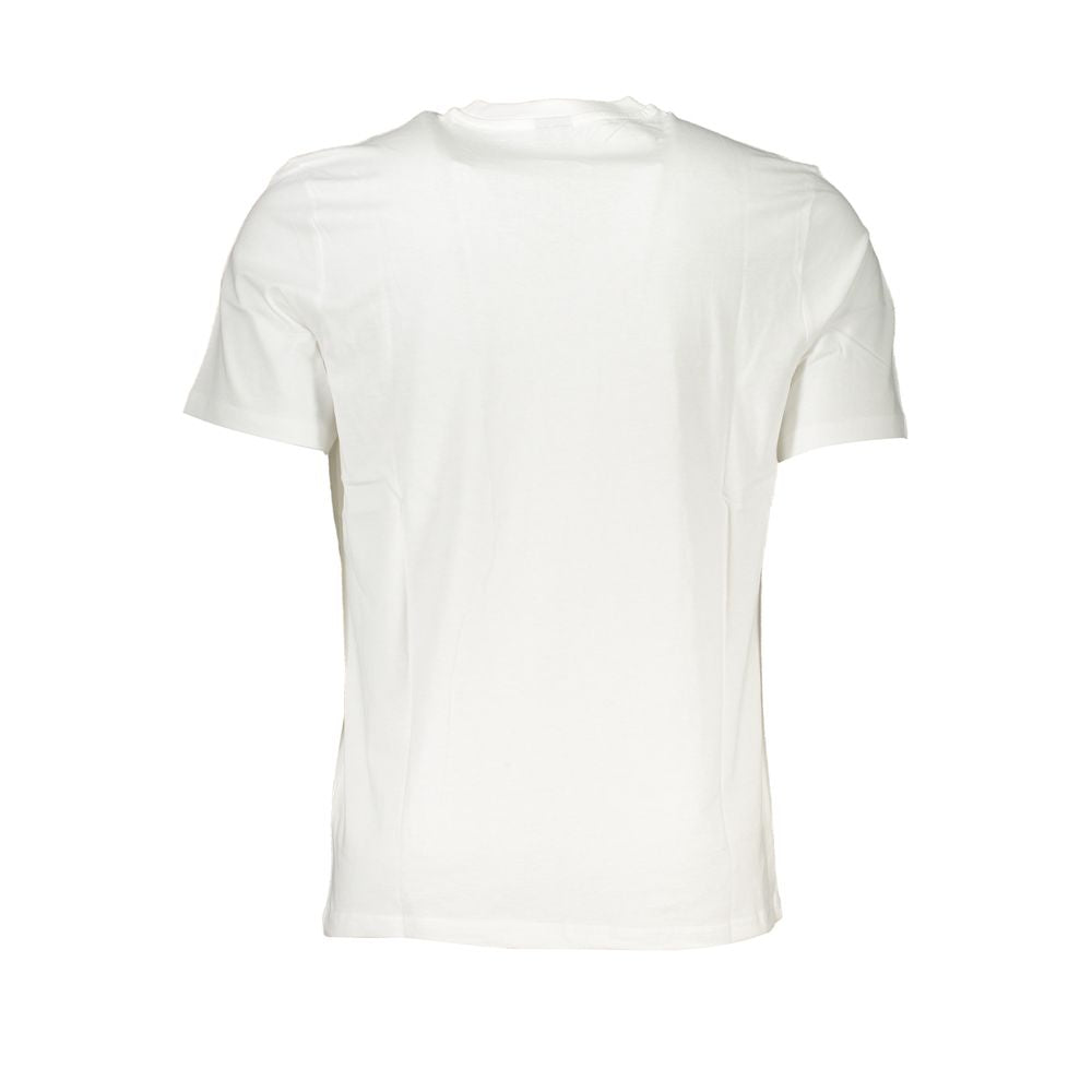 Weißes Baumwoll Herren T-Shirt
