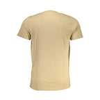 Beige Cotton Men's T-Shirt