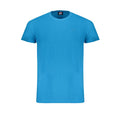 Blue Cotton Men's T-Shirt