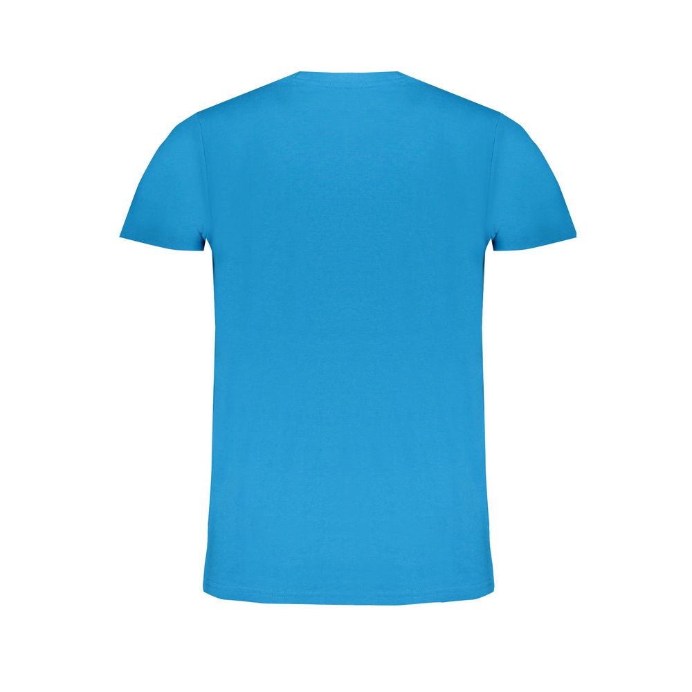 Blue Cotton Men's T-Shirt