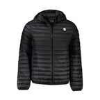 Schwarze Polyamid Herrenjacke