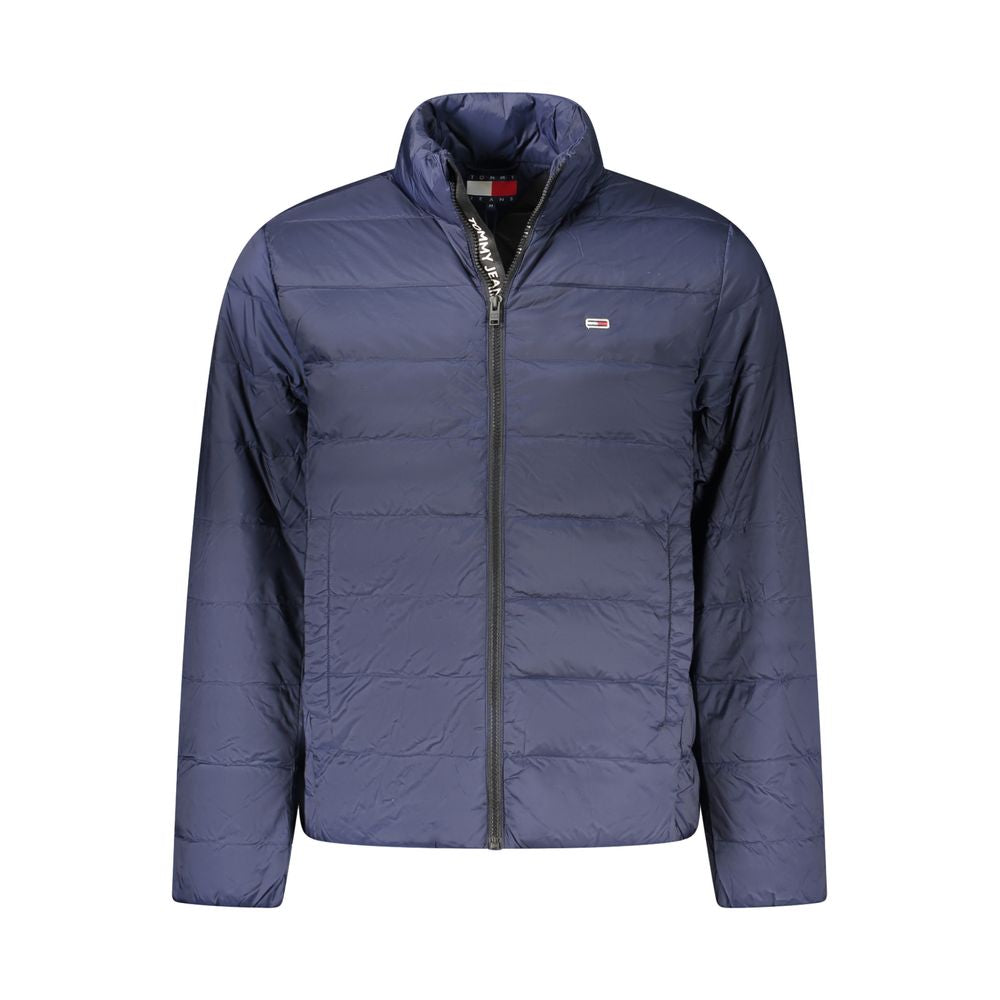 Blue Polyamide Men's Jacket