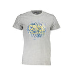 Grey Cotton Men T-Shirt