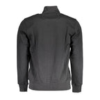 Black Cotton Men's Sweatshirt