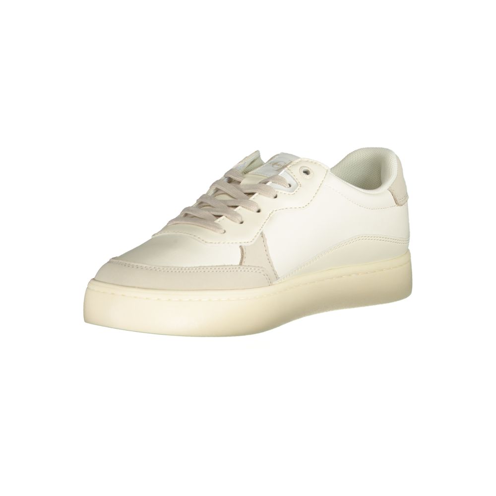 Weiße Herren-Sneaker aus Polyurethan