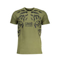 Grünes Baumwoll-Herren-T-Shirt